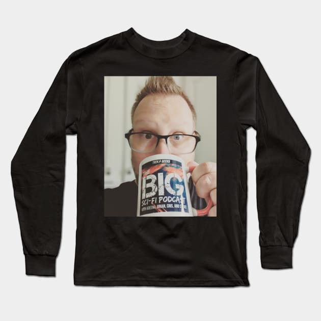 Captain Brian Long Sleeve T-Shirt by The BIG Sci-Fi Podcast